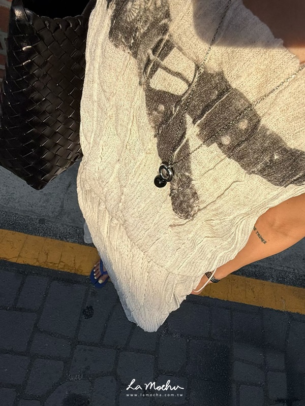 霧感皺皺連身平口洋裝